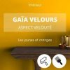 Gaia velours jaune orange, peinture biosourcée jaune, color-rare