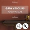 Gaia velours brun, peinture biosourcée brun, color-rare